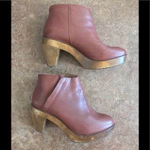 Kelsi Dagger Brooklyn Cognac Ankle Boots